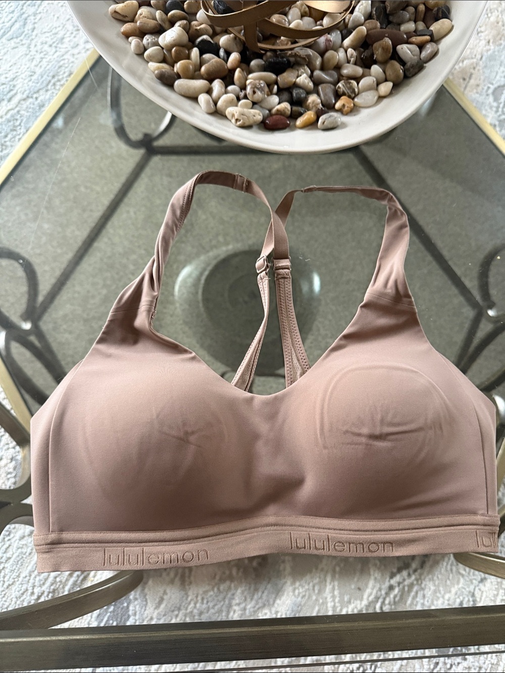 lululemon Bra. Washed but Never worn, razor back. Size 32c. Too small for me